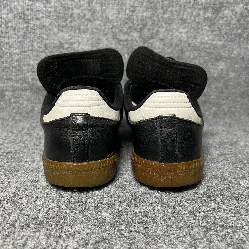 Adidas Samba Sneakers Mens US 5.5 Black Leather Low Top Lace Up Casual Shoes - Picture 6 of 11